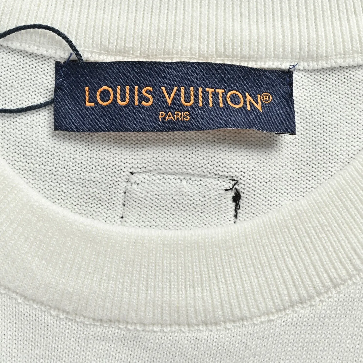 Louis Vuitton/Louis Vuitton geometric old flower jacquard knitted short sleeves